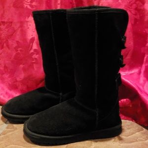 Ukala Tall Suede Boot with Wool lining